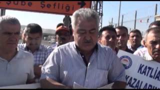 Karayolları Işçileri Seslerini Duyurmaya Çalıştılar 09 06 2014 Şirnak