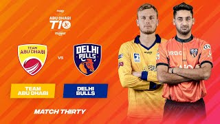 Match 30 HIGHLIGHTS | Team Abu Dhabi vs Delhi Bulls | Day 13 