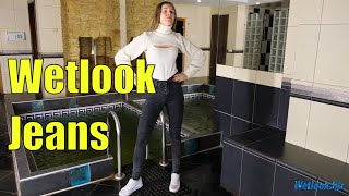 Wetlook Jeans | Wetlook Sweater | Wetlook Girl Pool