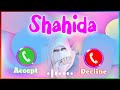 Shahida Please Pick Up The Phone Ringtone || Shahida Name Ringtone, Shahida ka Call Aaya Hai tone