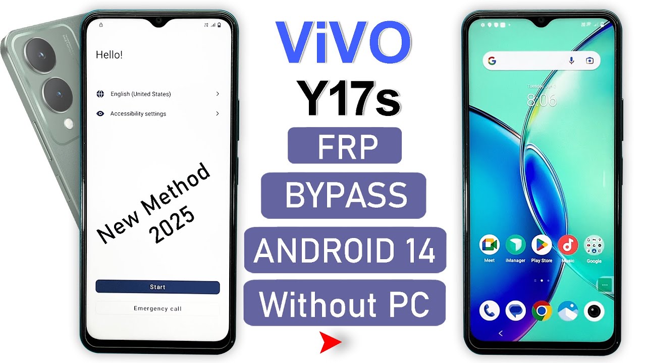 Vivo Y17s Android 14 Frp Bypass/Unlock Google Account Vivo Y17s Android 14 Frp Bypass/Unlock Google Account