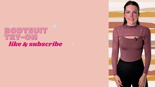 Bold In Mesh Long Sleeve Bodysuit Try-On