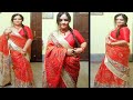 How To Wear Saree To Hide Tummy and Side Belly Fat II Wear Old Saree Elegantly I Hide Tummy In Saree