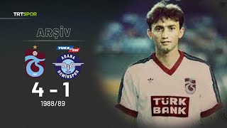 Nostalji - Özet Trabzonspor - Adana Demirspor 1988-89 Trabzonspor Şov Yaptı