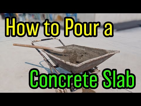 How To Pour a Concrete Pad