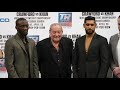 Terence Crawford vs. Amir Khan * OFFICIAL FACE OFF * NYC | Top Rank Boxing