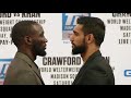 Terence Crawford vs. Amir Khan * OFFICIAL FACE OFF * NYC | Top Rank Boxing