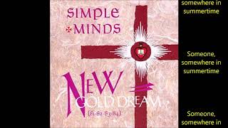 Simple Minds - Someone Somewhere In Summertime Lyrics 1982