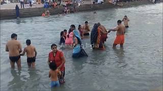 Open Bath At Ganga Ghaat - Haridwar