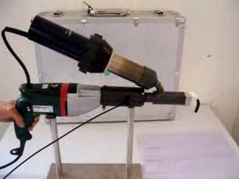 plastic welder extruding