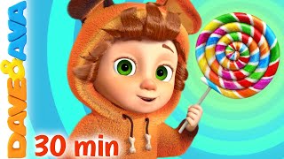 🤪 Johny Johny Yes Papa, Row Row Row Your Boat | Nursery Rhymes & Baby Songs by Dave and Ava 🤪