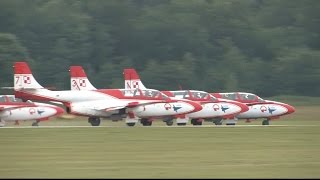 Arrival Display Polish Air Force Team Iskry Biało-Czerwone Iskry Piknik Lotniczy Świdwin 2015