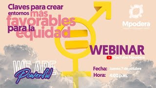 Webinar: Claves para crear entornos más favorables para la equidad