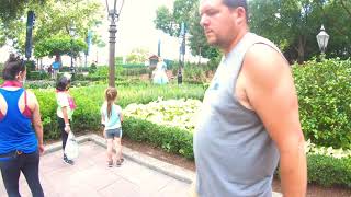 Alice In Wonderland Characters Meeting At Epcot Disney World