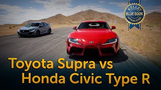 Toyota Supra vs Honda Civic Type R