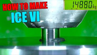 Turning Water Into Rock With Hydraulic Press