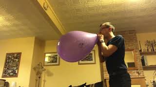 Unique 16 Inch Pool Toy Print Purple Balloon Blow To Pop Btp B2P