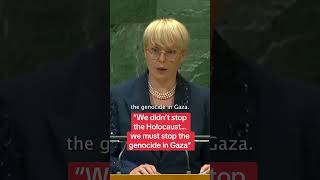 Powerful Speech At Unga About Gaza Genocide