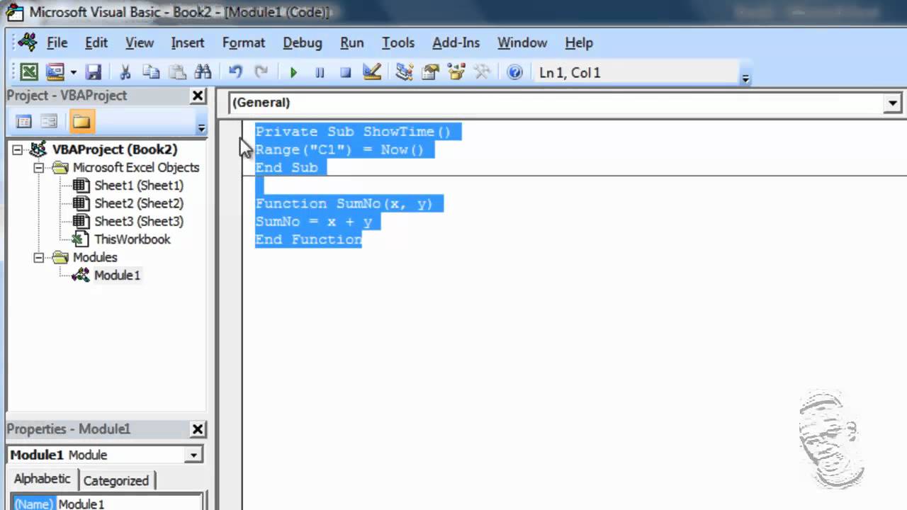 visual basic for excel