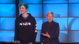 Ninja and Ellen play fortnite- Deleted scene *rare footage*
