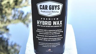 Car Guys Hybrid Wax Review