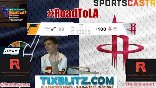 Utah Jazz vs Houston Rockets LIVE play by play and reactions! #NBA #NBAplayoffs