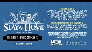 SLAY AT HOME Monthly (April) Live Stream Powered by Dunable Guitars | Metal Injection