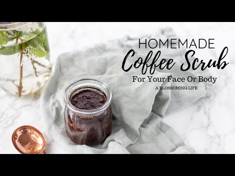 Best DIY Coffee Scrub For Face Or Body - YouTube