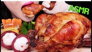 ASMR WHOLE ROTISSERIE CHICKEN (EATING SOUNDS) 로티세리 치킨 먹방 NO TALKING MUKBANG