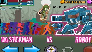 100 Stick Man Vs Robot Anger Of Stick 5