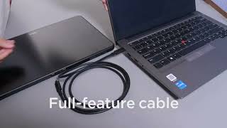 Ugee U Series Full-Featured Usb-C Cable Connection Brief Guidance