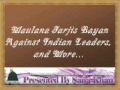 Moulana Jarjis Bayan Against Indian Leaders & More :: Must Listen Full ::