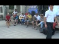 Cântece religioase în centrul Chișinăului