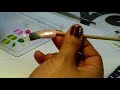 uñas pintadas a mano