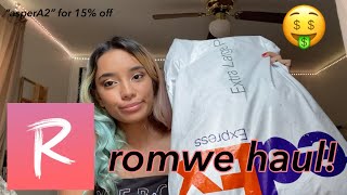 Romwe Haul Honest Review W Code