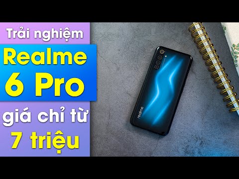 Mở hộp Realme 6 Pro màu xanh quá đẹp, trừ quà còn 7 triệu