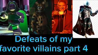 Defeats Of My Favorite Villains Part 4