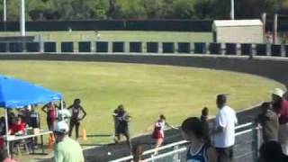 100 meter dash at Gateway Invatational