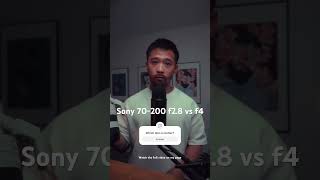 Sony 70-200 F2.8 Vs F4 - Which Is Better?
