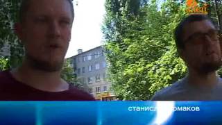 Видео Пожар на ул. Коммунаров в Ельце от ТРК Елец, улица Коммунаров, Елец, Россия