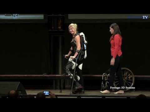 First 3D Printed Hybrid Robotic Exoskeleton Helps Paraplegic Woman Walk Again