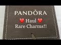 Mystery Monday ~ A Pandora Haul of Rare Charms 😍😍😍