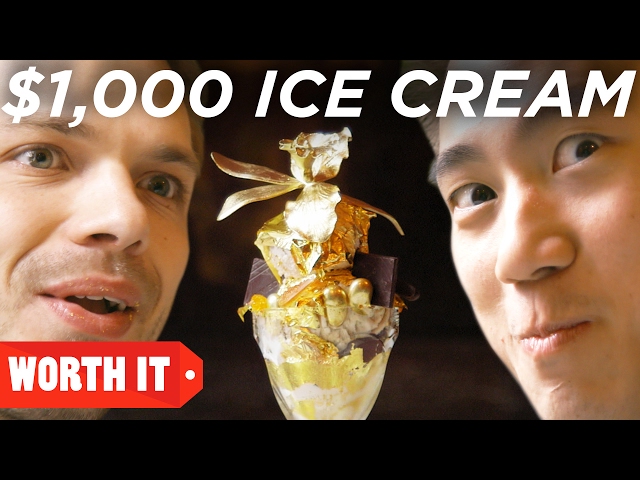 The Difference Between $1 And $1000 Ice Cream - Video