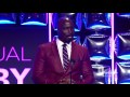 Mike Colter Presents To Krysten Ritter At The 20th Annual Mike Colter Presents To Krysten Ritter At The 20th Annual