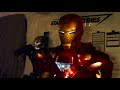 Iron Man Motorized open face plate V3.0 test fit with IM MKVI armor