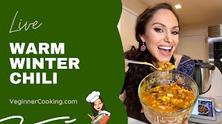 Three Bean Chili Recipe • 𝑳𝒊𝒗𝒆 ~ How to make The Best Vegan Chili (in 3 EASY STEPS) | Thermomix TM6