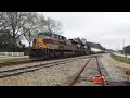 NS Train 192 With NS Leader 1074 At Winnsboro SC On The NS R-Line. 3-17-2020
