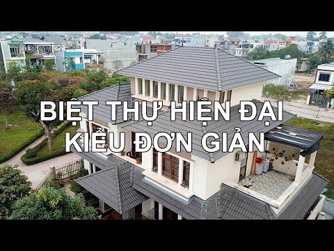 Mẫu Biệt Thự Nhà Phố Đẹp 3 Tầng Kiểu Hiện Đại 400m2 Đơn Giản Ông Bàng - Thái Nguyên
