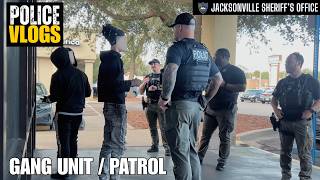 Police Vlogs- Jacksonville Sheriffs Office Gang Unit Patrol