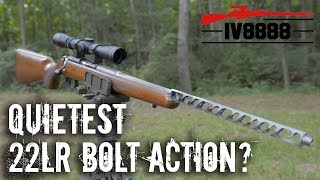 Quietest 22LR Bolt Action? CZ455 Ticho from KGMade